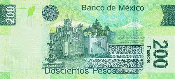 Банкноты МЕКСИКИ meksika200