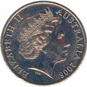 20 centavos Austrália 2008
