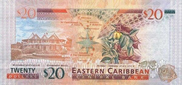 EASTERN CARIBBEAN banknotes vostochniekaribi20