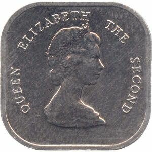 SAINT CHRISTOPHER Coins 2 cents Eastern Caribbean 1995