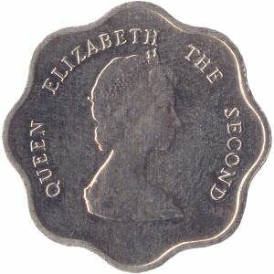 DOMINICA Coins 5 cents Eastern Caribbean 1995