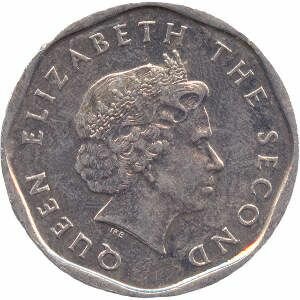 Монеты ДОМИНИКИ 5 центов Восточные Карибы 2002