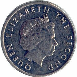Монеты МОНТСЕРРАТА 10 центов Восточные Карибы 2004