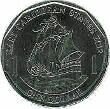 Coins of ANGUILLA 1 dollar Eastern Caribbean 2012