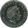 Coins of ANGUILLA 1 dollar Eastern Caribbean 2012