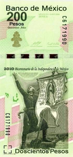 Billetes de MEXICO meksika200a3
