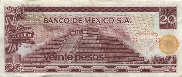 MEXIKO Banknoten meksika20