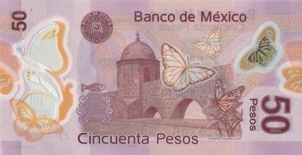 Банкноты МЕКСИКИ meksika50