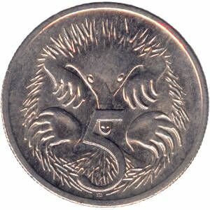 5 centavos Australia 1998