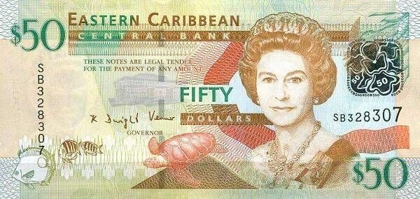 EASTERN CARIBBEAN banknotes vostochniekaribi50