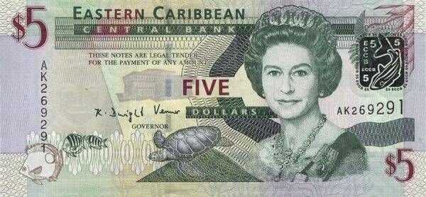 EASTERN CARIBBEAN banknotes vostochniekaribi5